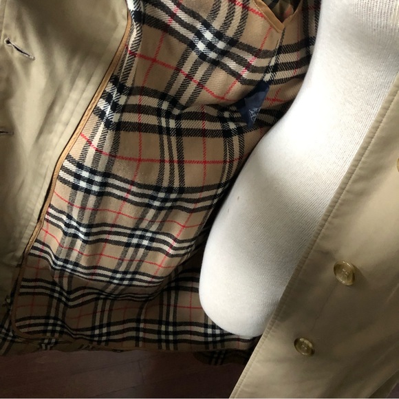 Burberry Jackets & Blazers - Vintage Burberrys Deep Tan Beige Coat 8- X Long